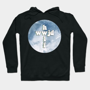 hwlf x wwjd circle Hoodie